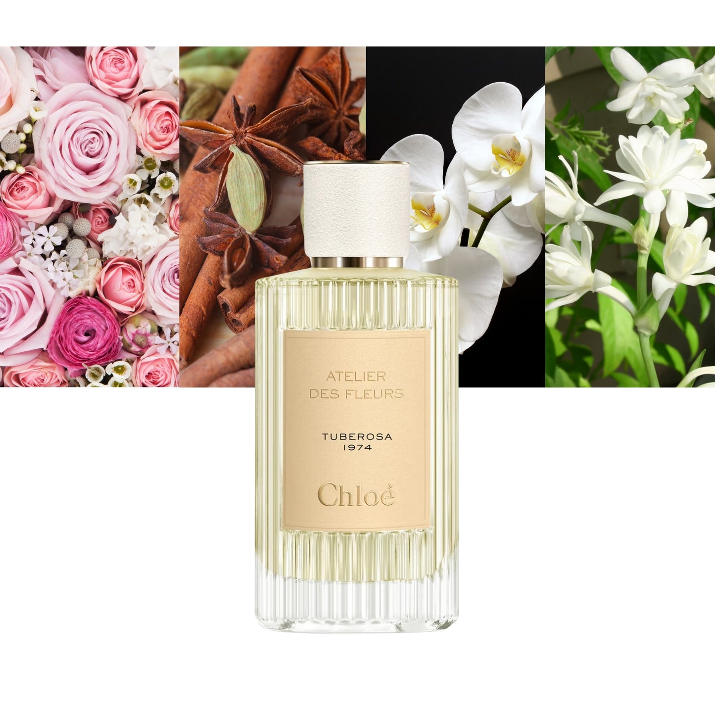 CHLOE ATELER DES FLEURS TUBEROSA 1974 150ML Eau de Parfum- Original Tester Perfume