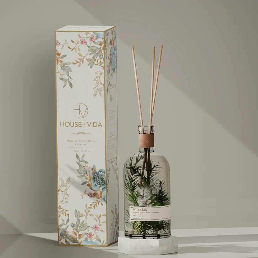 White Lily 1L Reed Diffuser